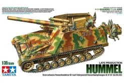 35367 | Tamiya 1/35 German Hummel Late Production Heavy Self-Propelled Howitzer Scaled Plastic Model Kit
