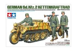 35377 | Tamiya 1/35 German Sd.Kfz.2 Kettenkraftrad (Mid-Production) Scaled Plastic Model Kit