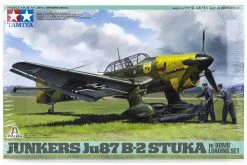 37008 | Tamiya 1/48 Junkers JU87 B-2 Stuka W/ Bomb Loading Set Scaled Plastic Model Kit