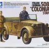 37014 | Tamiya 1/35 Italian/German 508 CM Coloniale Staff Car Scaled Plastic Model Kit -Tamila Model Shop TAM 37014 00 1200x800 1