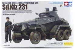 37024 | Tamiya 1/35 German 6-wheeled Heavy Armored Car (Sd.Kfz.231) Scaled Plastic Model Kit