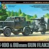 37027 | Tamiya 1/48 German SS-100 Heavy Truck W/ 88mm Flak 37 Gun Scaled Plastic Model Kit -Tamila Model Shop TAM 37027 00 1200x800 1