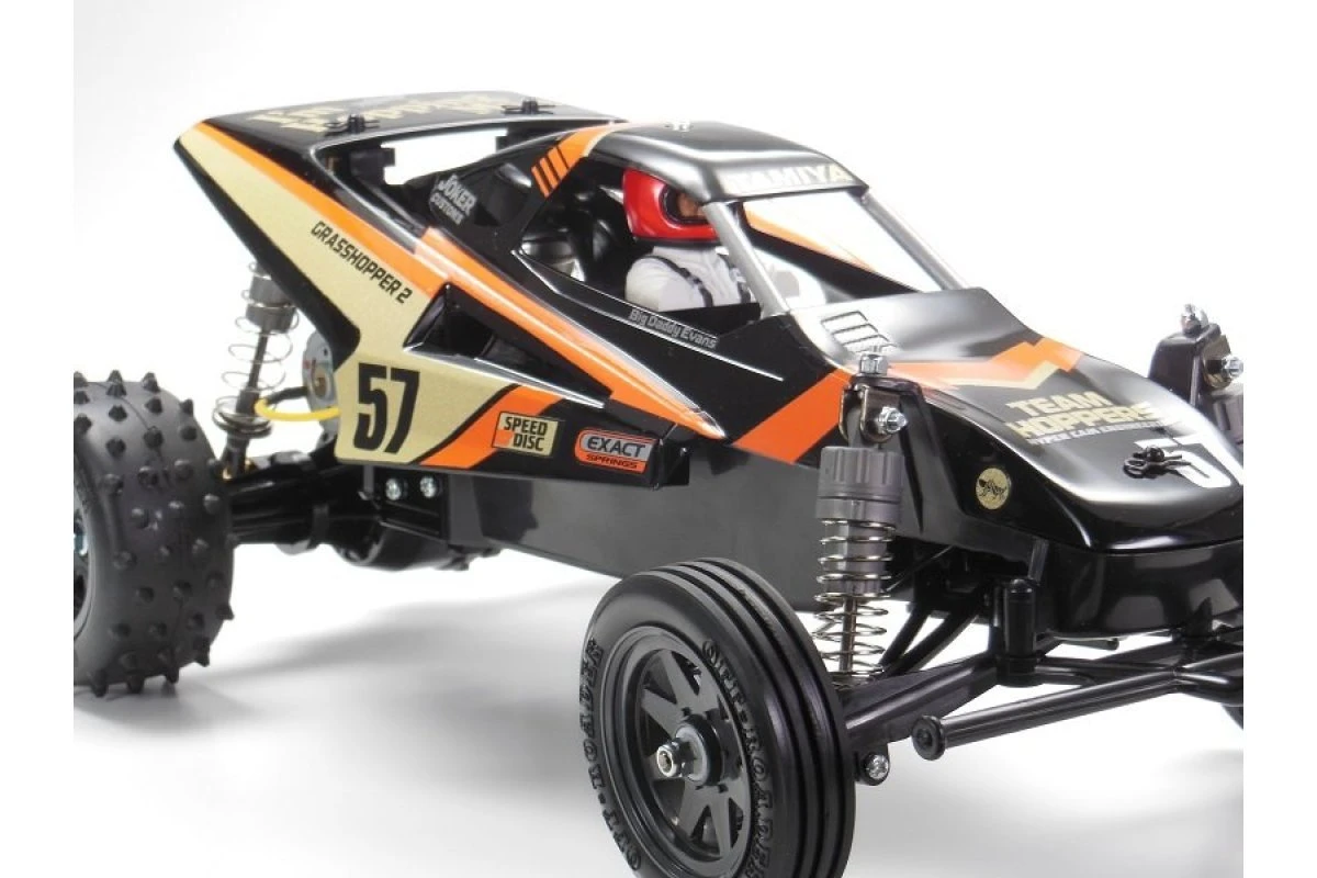 47471 | Tamiya 1/10 Grasshopper II Black Edition 2WD Electric Off Road RC Buggy Kit 4 47471 | Tamiya 1/10 Grasshopper II Black Edition 2WD Electric Off Road RC Buggy Kit - Image 2