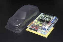 51289 | Tamiya 1/10 Subaru Impreza WRC Monte Carlo Unpainted Body Shell W/ Decals & Hardware