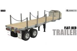 56306 | Tamiya 1/14 Flatbed Semi-Trailer