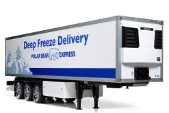 56319 | Tamiya 1/14 3-Axle Reefer Freezer Semi Tanker Trailer