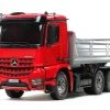 56361 | Tamiya 1/14 Red Mercedes Benz AROCS 3348 6x4 Tipper Scaled Truck Kit