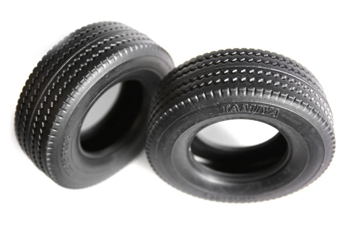 56528 | Tamiya 1/14 1.7" Truck Front Hard Rubber Tyres 2Pcs 5 56528 | Tamiya 1/14 1.7" Truck Front Hard Rubber Tyres 2Pcs - Image 3