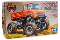 58414 | Tamiya 1/10 CR-01 Mercedes Benz Unimog Electric Off Road RC Rock Crawler Kit