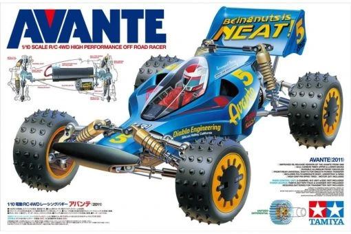 58489 | Tamiya 1/10 2011 Avante 4WD Electric Off Road RC Buggy Kit -Tamila Model Shop TAM 58489 00 1200x800 1