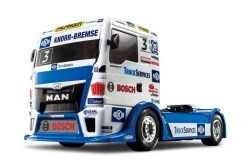 58632 | Tamiya 1/14 TT-01E Team Hahn Racing Man TGS Electric On Road RC Truck Kit