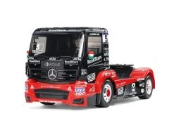 58683 | Tamiya 1/14 TT-01E Mercedes-Benz Actros MP4 MB Motorsport Electric On Road RC Truck Kit