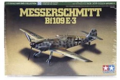 60750 | Tamiya 1/72 Messerschmitt Bf109 E-3 Fighter Scaled Plastic Model Kit