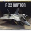 60763 | Tamiya 1/72 F-22 Raptor Jet Scaled Plastic Model Kit