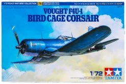 60774 | Tamiya 1/72 Vought F4U-1 Corsair Fighter Scaled Plastic Model Kit