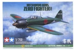 60779 | Tamiya 1/72 Mitsubishi A6M5 Zeke Zero Fighter Scaled Plastic Model Kit