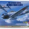 60780 | Tamiya 1/72 Mitsubishi A6M2b Zeke Zero Fighter Scaled Plastic Model Kit