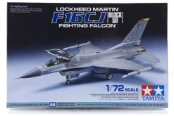 60786 | Tamiya 1/72 Lockheed Martin Block 50 F-16 CJ Fighting Falcon Jet Scaled Plastic Model Kit