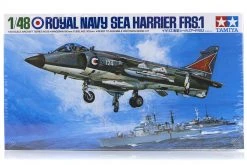 61026 | Tamiya 1/48 Royal Navy Sea Harrier FRS.1 Jet Scaled Plastic Model Kit