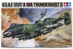 61028 | Tamiya 1/48 U.S.A.F A-10A Thunderbolt II Jet Scaled Plastic Model Kit