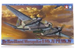 61066 | Tamiya 1/48 De Havilland Mosquito B Mk.IV/PR Mk.IV Bomber Scaled Plastic Model Kit