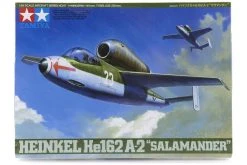 61097 | Tamiya 1/48 Heinkel He162 A-2 Salamander Fighter Scaled Plastic Model Kit