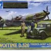 61109 | Tamiya 1/48 Dewoitine D.520 French Aces Fighter W/ Staff Car Scaled Plastic Model Kit -Tamila Model Shop TAM 61109 00 1200x800 1