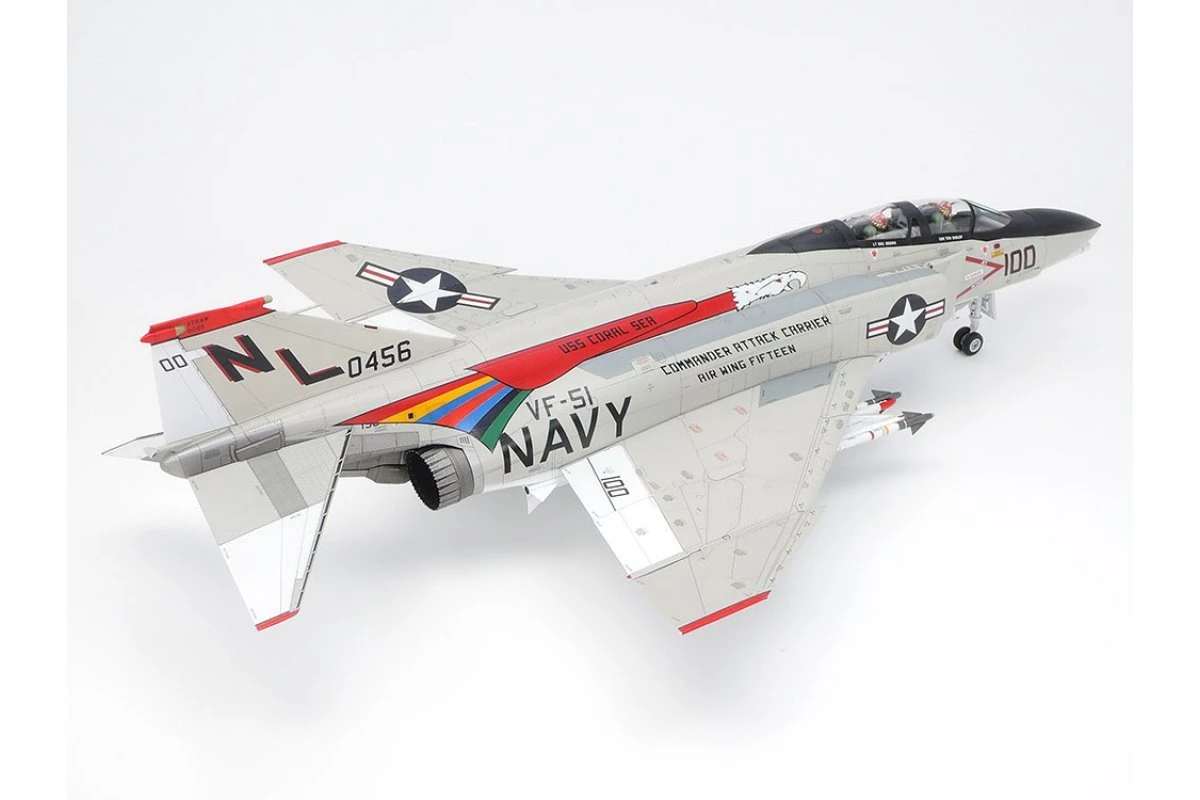 61121 | Tamiya 1/48 McDonnell Douglas F-4B Phantom II Fighter Jet Scaled Plastic Model Kit 5 61121 | Tamiya 1/48 McDonnell Douglas F-4B Phantom II Fighter Jet Scaled Plastic Model Kit - Image 3