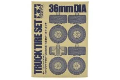 70101 | Tamiya 36mm Truck Tire Set 4Pcs