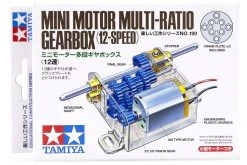 70190 | Tamiya 12-Speed Mini Motor Multi-Ratio Gearbox W/ Motor