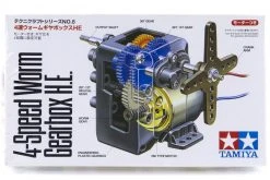 72008 | Tamiya 4-Speed High Efficiency Worm Gearbox Set W/ Motor