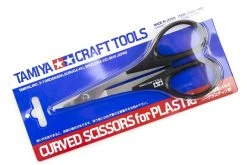 74005 | Tamiya Modeling Curved Scissors For Plastic Parts