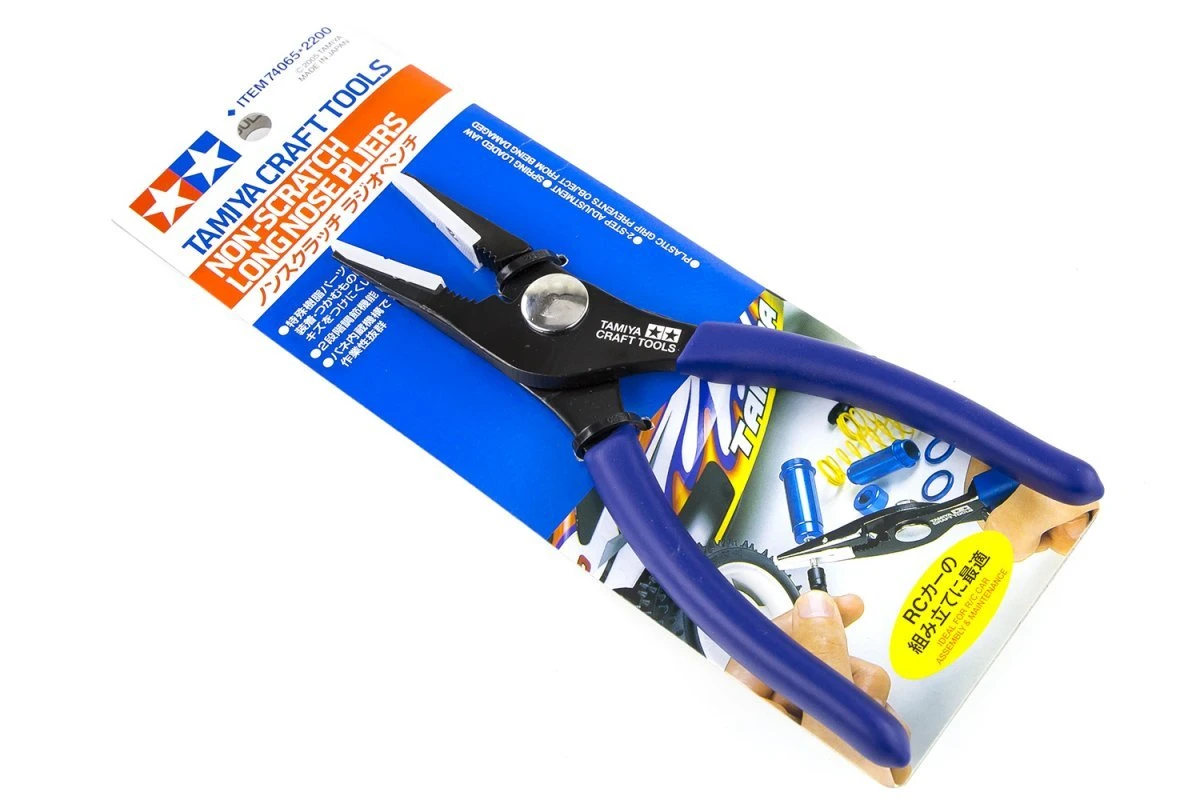 74065 | Tamiya Non-Scratch Long Nose Pliers Craft Tool 4 74065 | Tamiya Non-Scratch Long Nose Pliers Craft Tool - Image 2