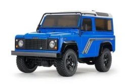 58700A | Tamiya 1/10 CC-02 1990 Land Rover Defender 90 Electric On Road RC Car Kit - Blue