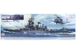 78028 | Tamiya 1/350 U.S. BB-62 New Jersey Battleship Scaled Plastic Model Kit