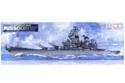 78029 | Tamiya 1/350 U.S. Missouri BB-63 Battleship Plastic Model Kit