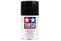 85006 | Tamiya TS-6 Matte Black Lacquer Spray Paint 100ml