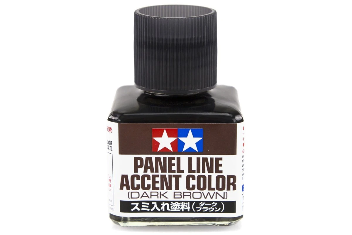 87140 | Tamiya Dark Brown Panel Line Accent Colour Paint 40ml 3 87140 | Tamiya Dark Brown Panel Line Accent Colour Paint 40ml