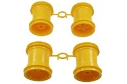 9335036 | Tamiya Lunch Box 1.9" Yellow Rims 4Pcs