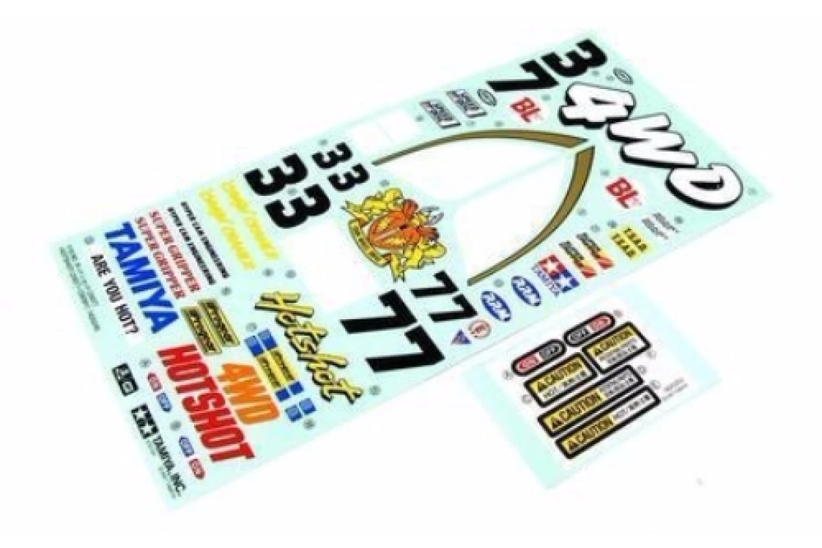 9495516 | Tamiya Hotshot Sticker And Decal Sheet 3 9495516 | Tamiya Hotshot Sticker And Decal Sheet